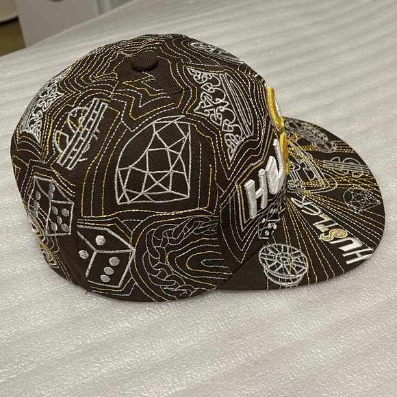 Detailed Brown City Hunter Hustler Cap - Size Medium HU$TLER - Picture 17 of 17